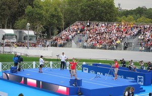 Brady Ellison, vainqueur de la petite finale.